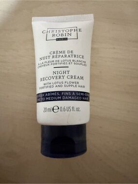 Christophe Robin Night Recovery Cream for Hair - White
